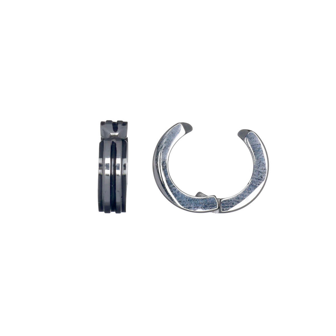 Clip-Ohrringe 4mm (Stahl 316L)