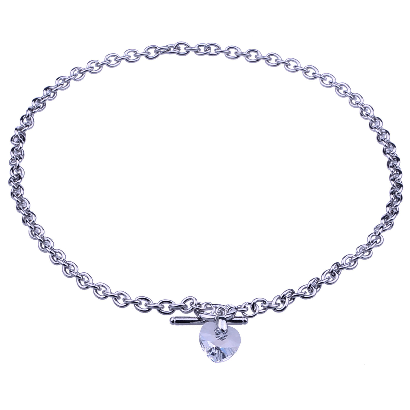 Swarovski- heart necklace