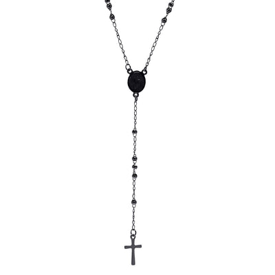 Thin rosary 52cm +10cm (Steel 316L)
