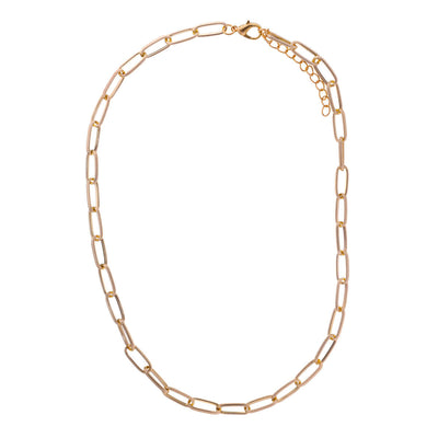 Cable chain necklace + bracelet