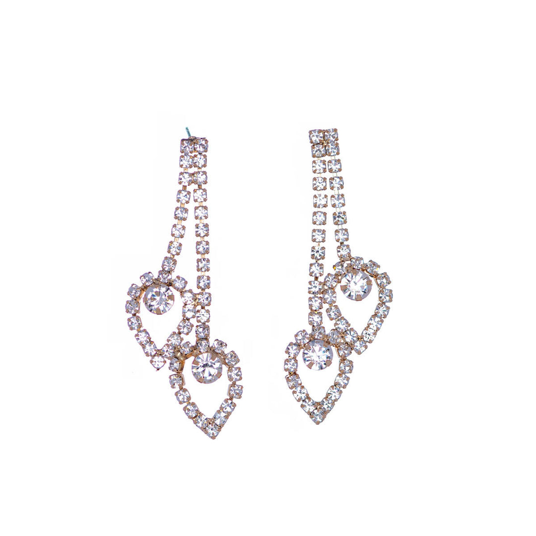 Glassstone festive necklace + earrings