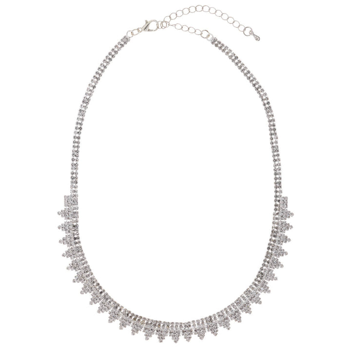 Glassstone festive necklace + earrings