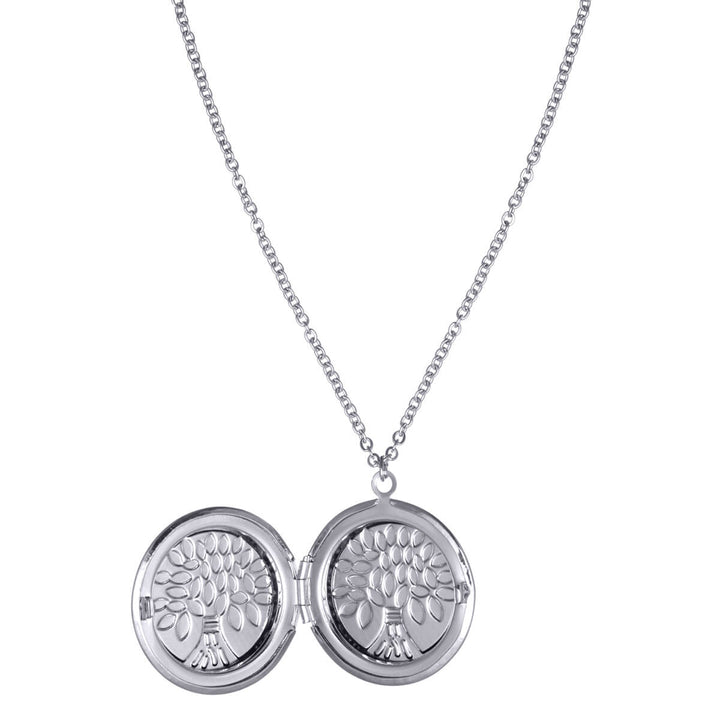 Medallion pendant necklace 75cm (steel 316L)