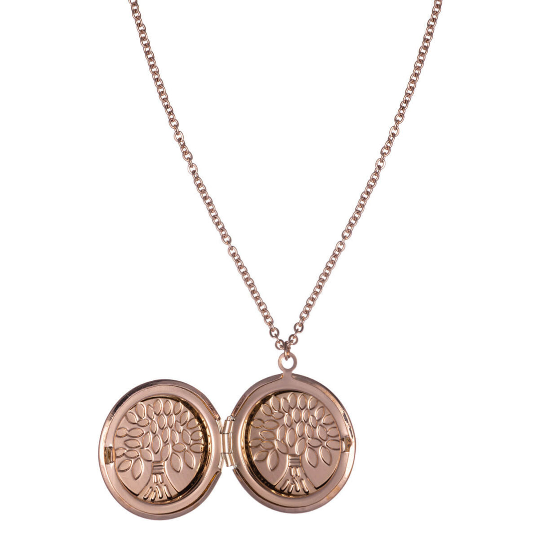 Medallion pendant necklace 75cm (steel 316L)