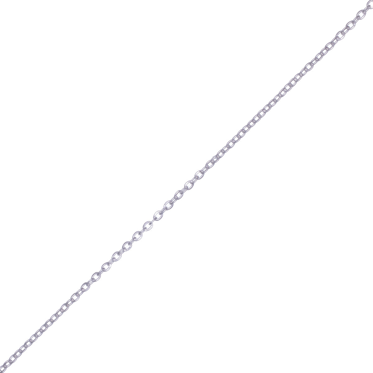 Thin steel necklace 45cm +5cm (Steel 316L)