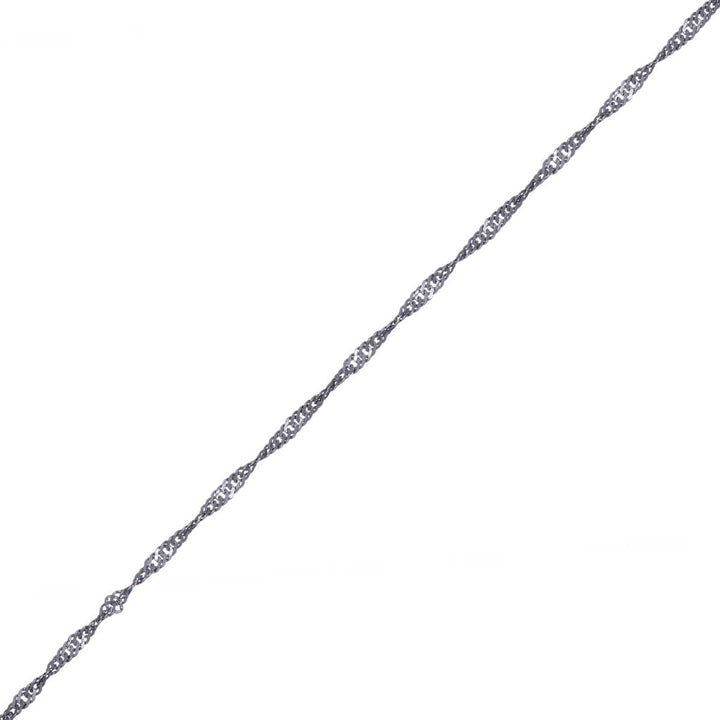 Singapur Halskette 2,2mm 50cm (Stahl 316L)