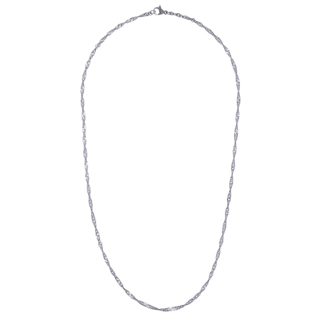 Singapur Halskette 2,2mm 50cm (Stahl 316L)