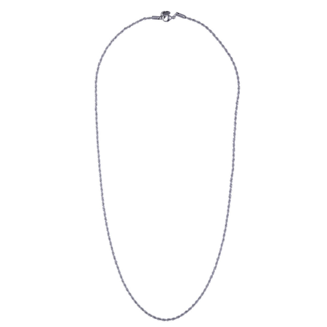 Dünnes Stahlcollier Cordell 55cm (Stahl 316L)