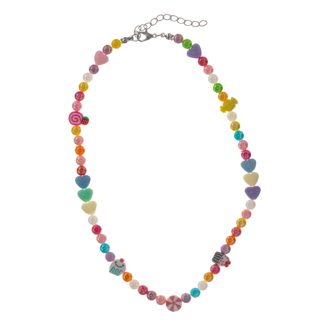 Colored beads necklace