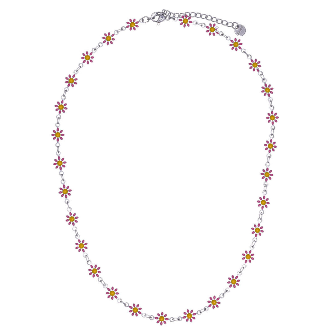 Daisy necklace 40cm +5cm (Steel 316L)