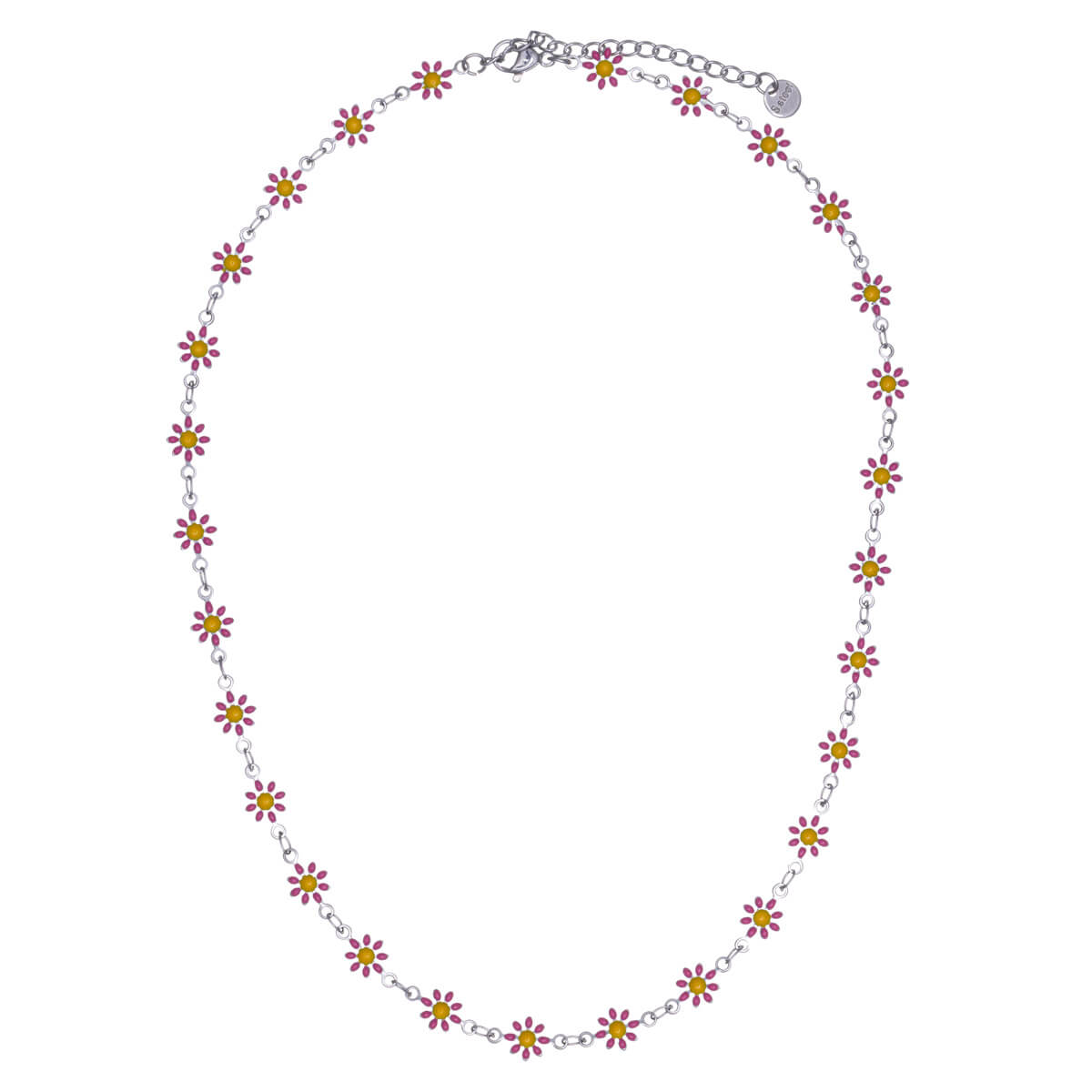 Daisy necklace 40cm +5cm (Steel 316L)