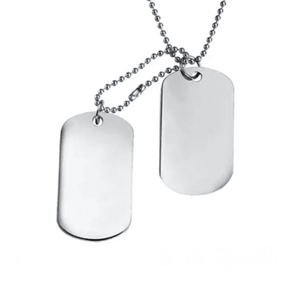 Sotilaan tuntolevyt - dog tag laatta riipus 102070002429 | Ninja.fi