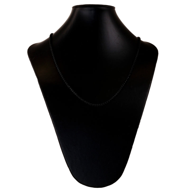 Round steel necklace chain 3mm 55cm (Steel 316L)