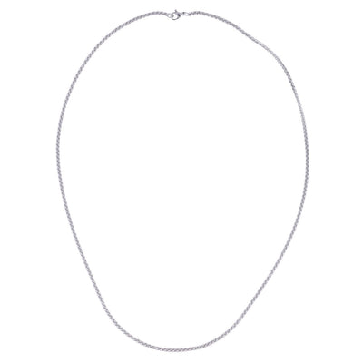 Thin steel necklace 3mm 60cm