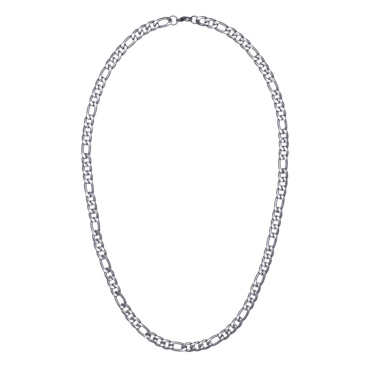 Steel figaro chain necklace 60cm (Steel 316L)