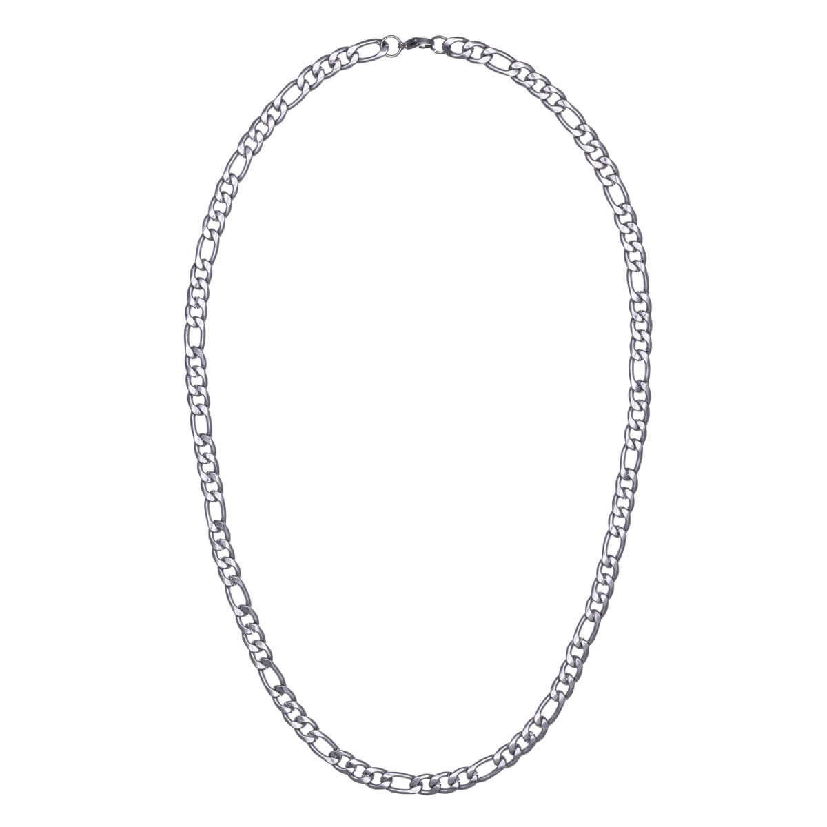 Steel figaro chain necklace 60cm (Steel 316L)
