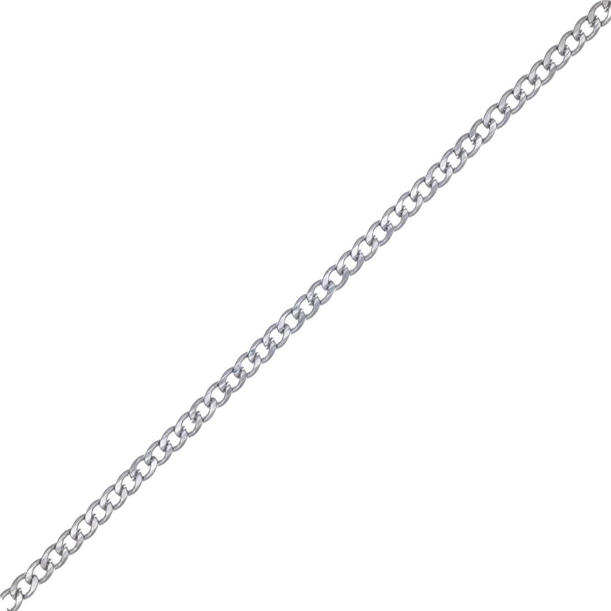 Flat armour chain narrow neck chain 4mm 60cm