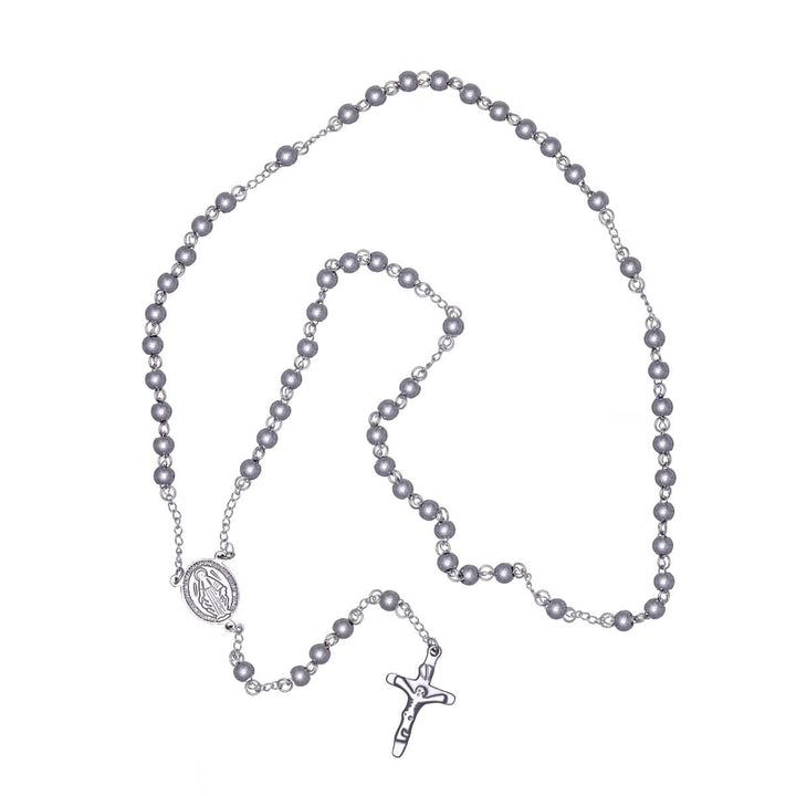 Steel rosary 68cm (Steel 316L)