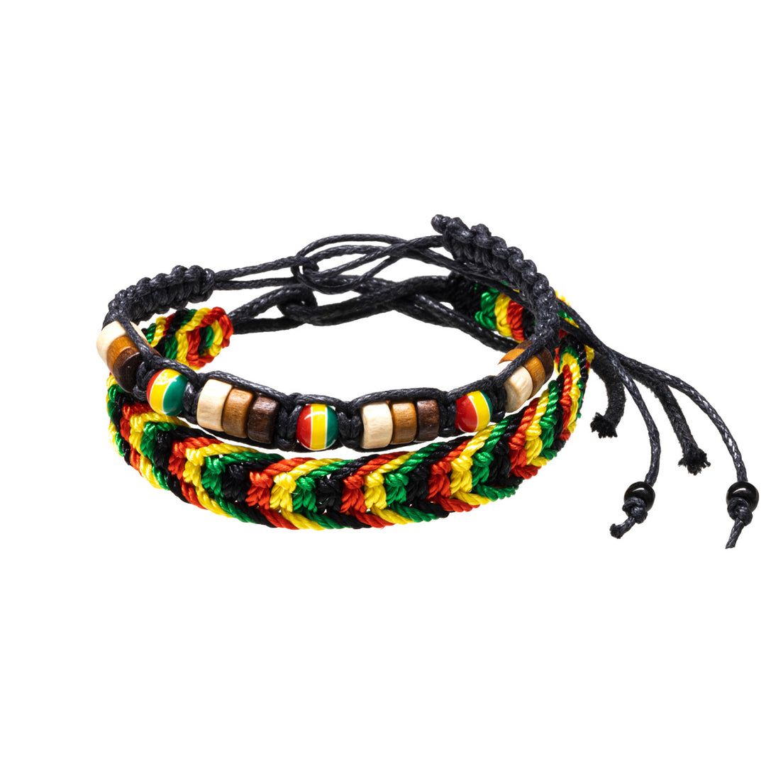 Knotted dreadlock bracelets 2pcs