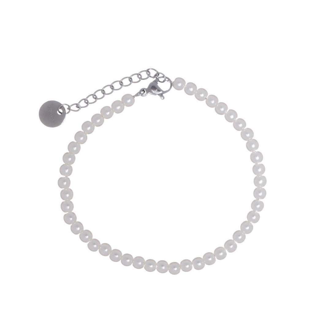 Steel bead bracelet 4mm (Steel 316L)