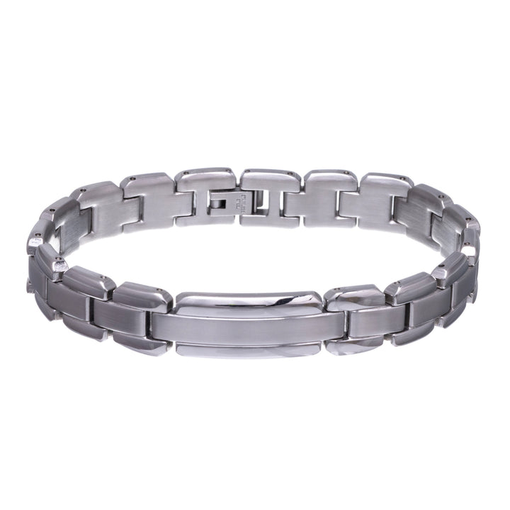 Steel plate bracelet 20cm (Steel 316L)