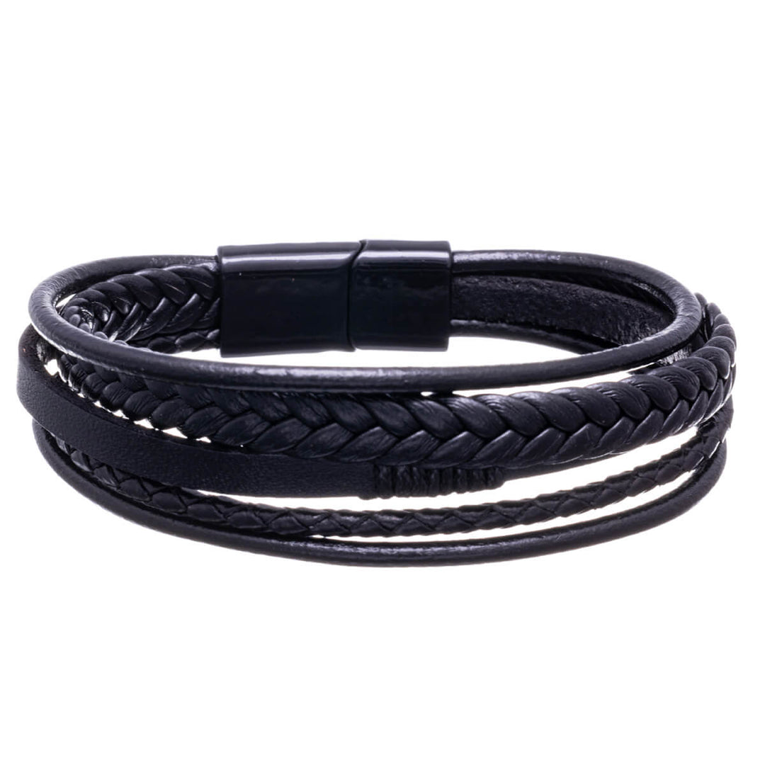 Fünfreihiges Lederarmband 20cm