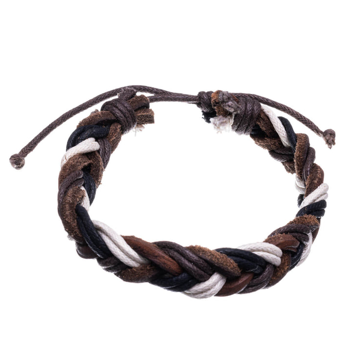 Braided cotton cord bracelet