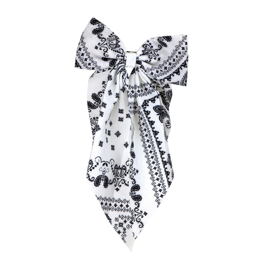 Gemusterte Fliege Haarspange 1St.