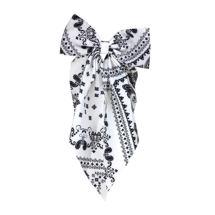 Gemusterte Fliege Haarspange 1St.