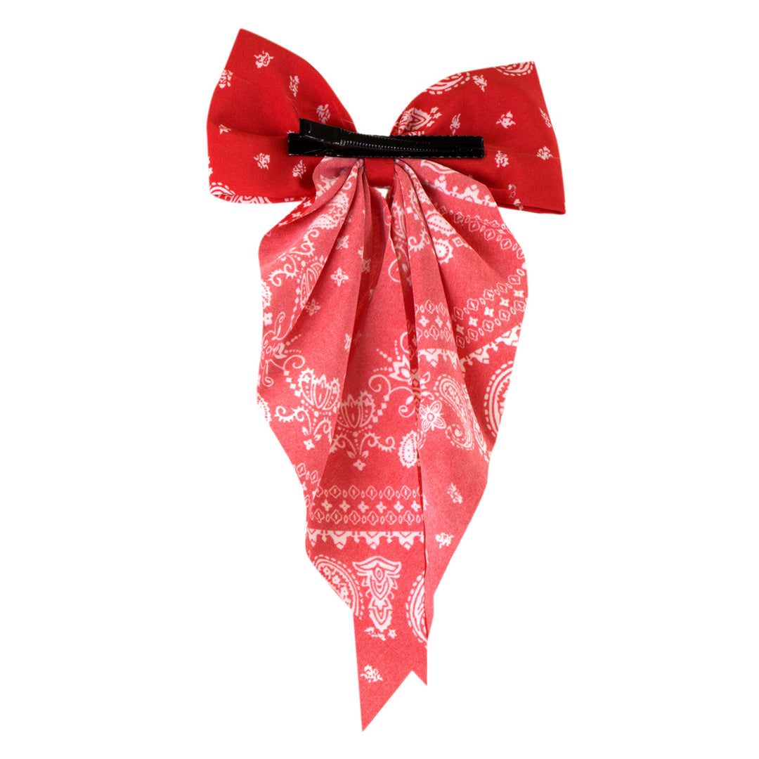 Gemusterte Fliege Haarspange 1St.