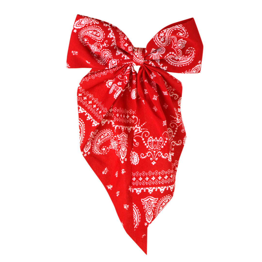 Gemusterte Fliege Haarspange 1St.