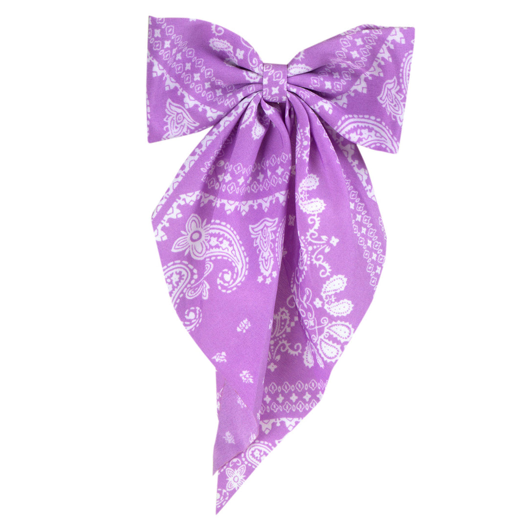 Gemusterte Fliege Haarspange 1St.