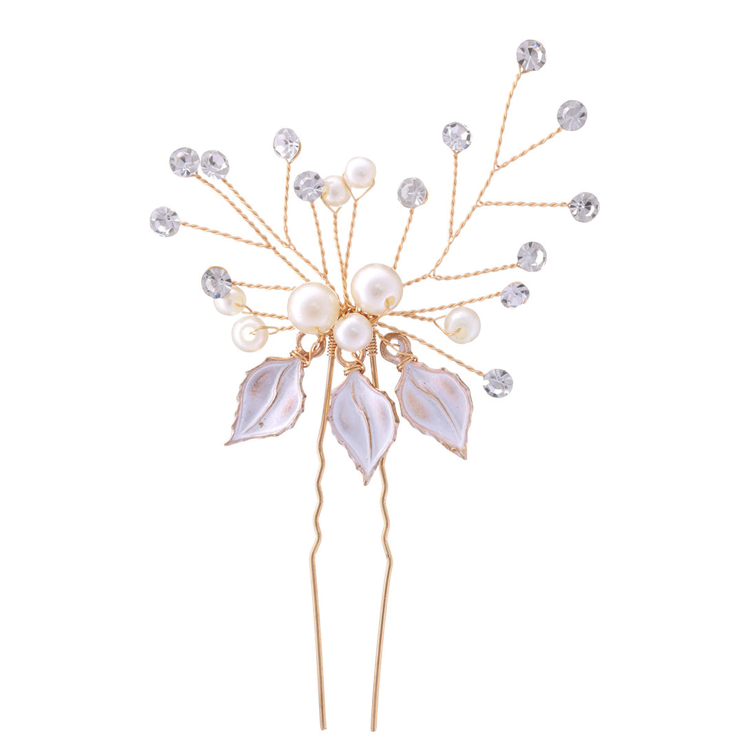 Spiritless hair decoration leaves 1pc