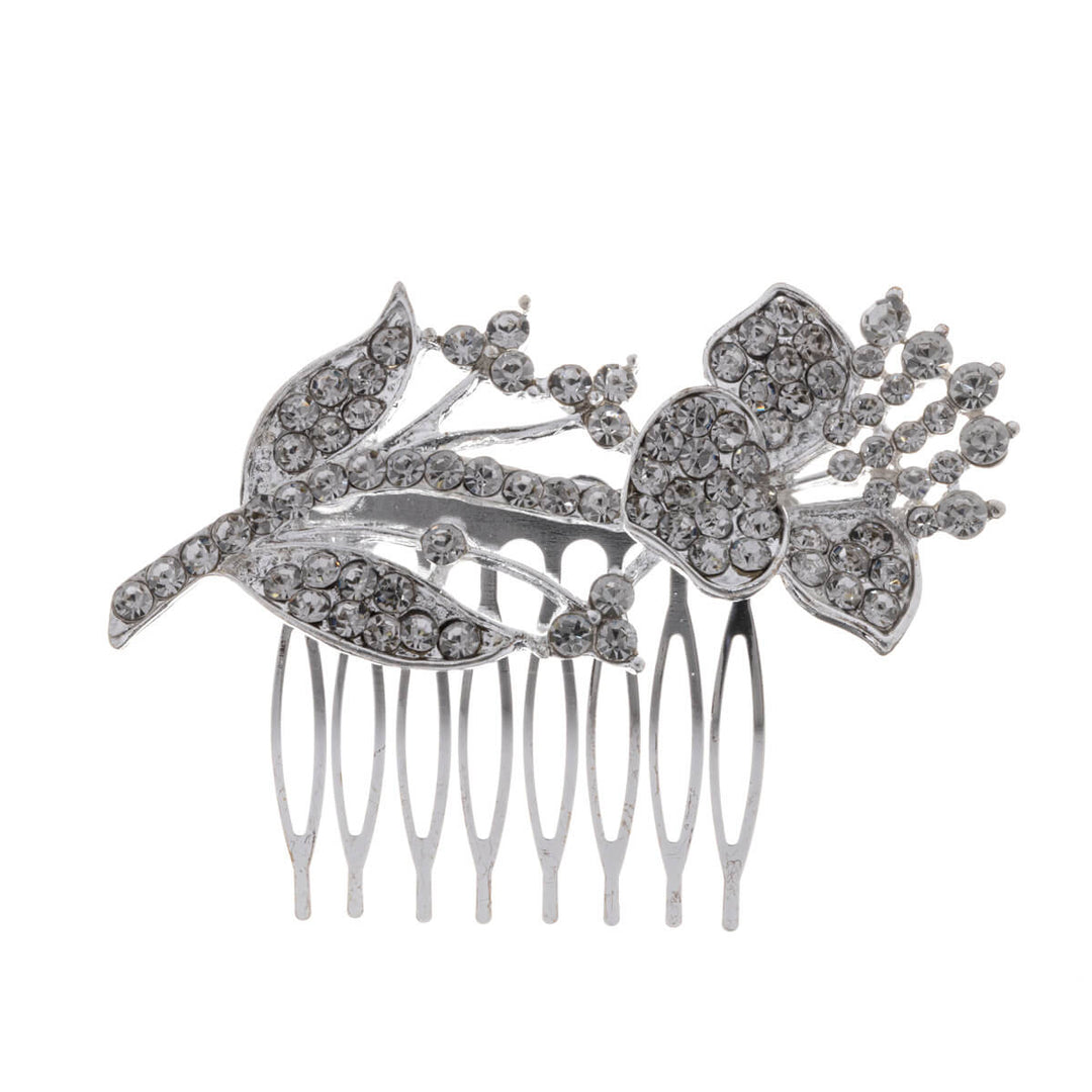 Hairpiece for hairstyle side comb flower 1pc