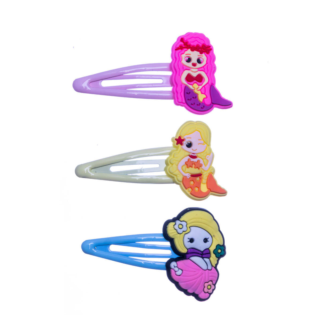 Kinderfigur Haarspange clik clak 3pcs