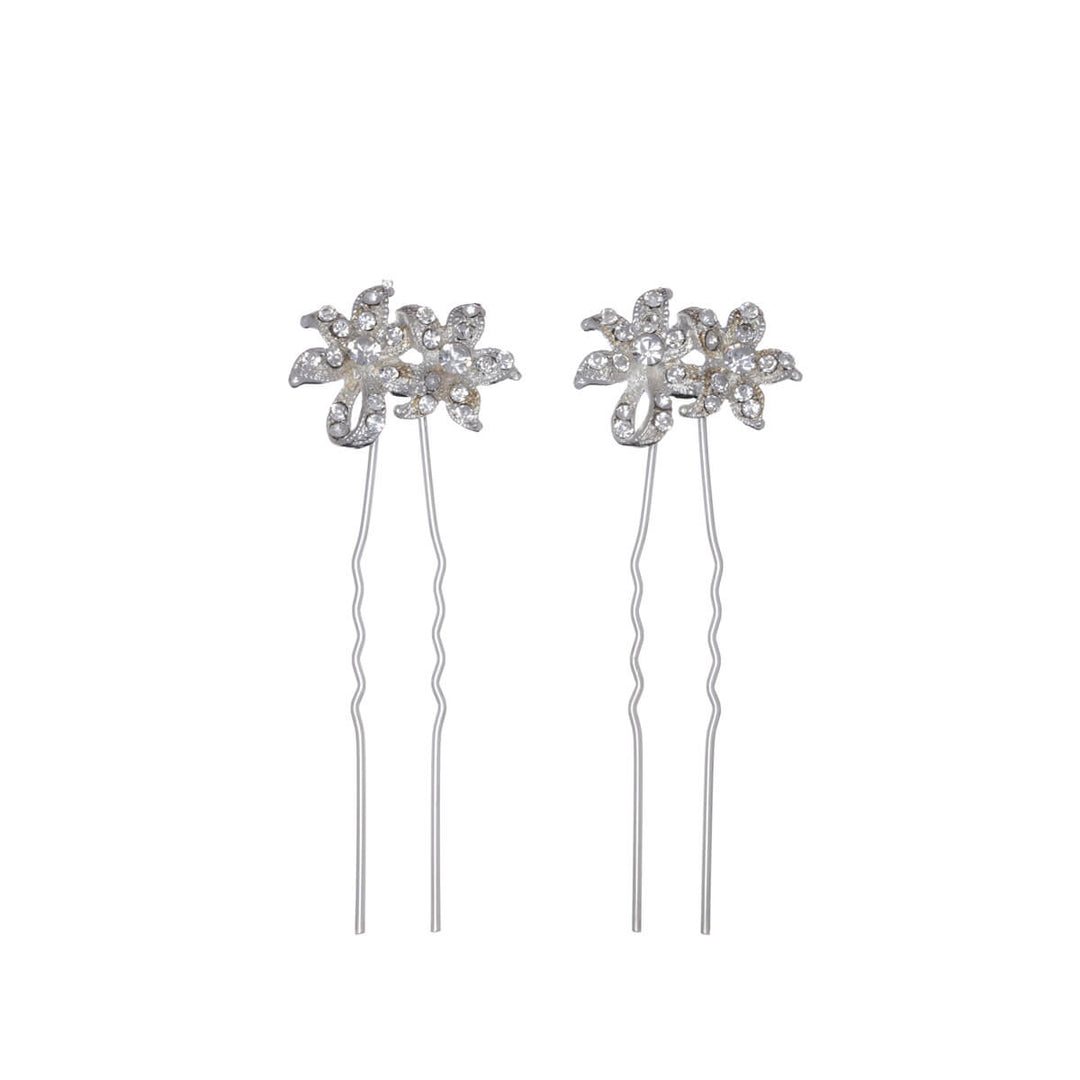 Breathless rhinestone hair clip hairband 2pcs