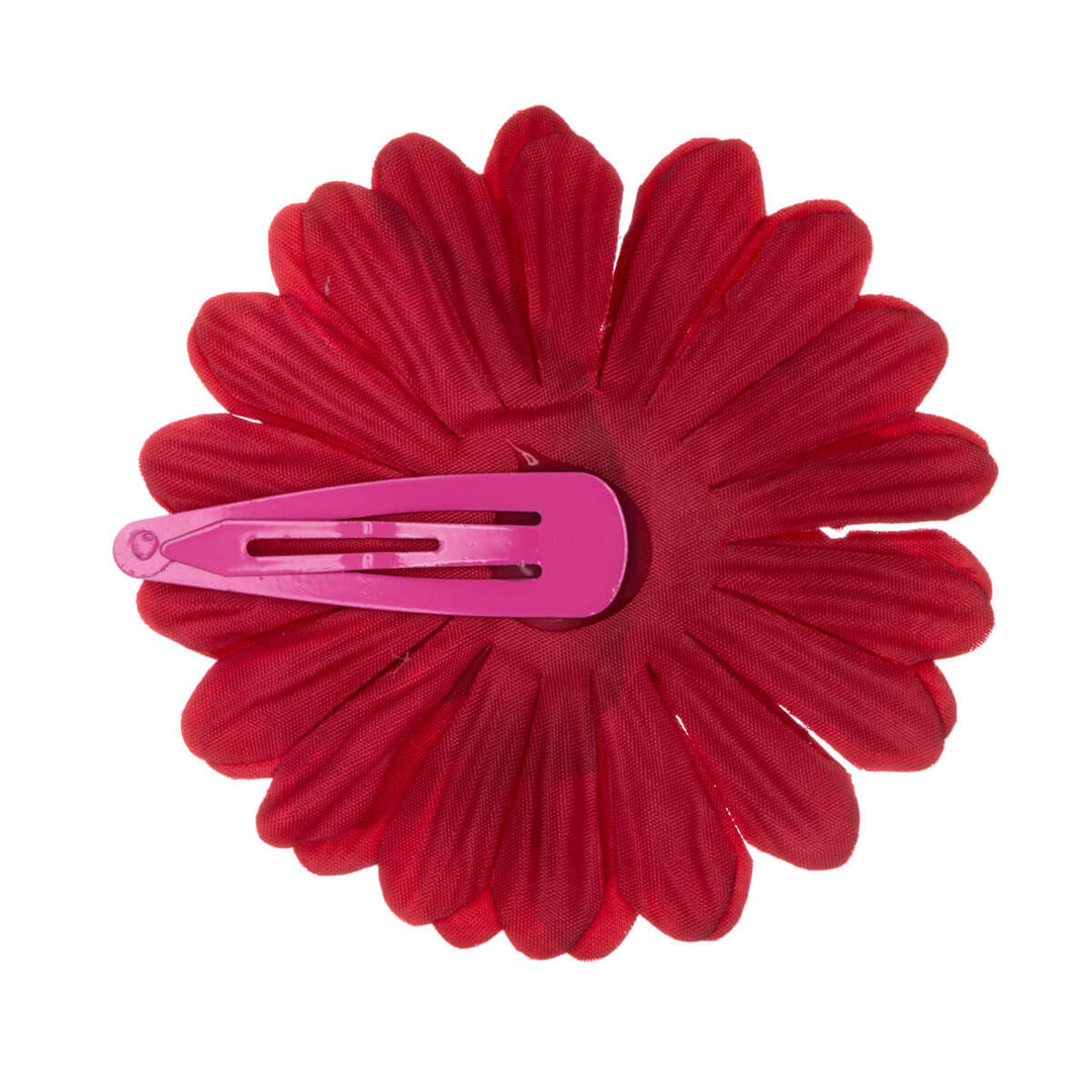 Flache Blume Haarspange 7,8cm 1St.