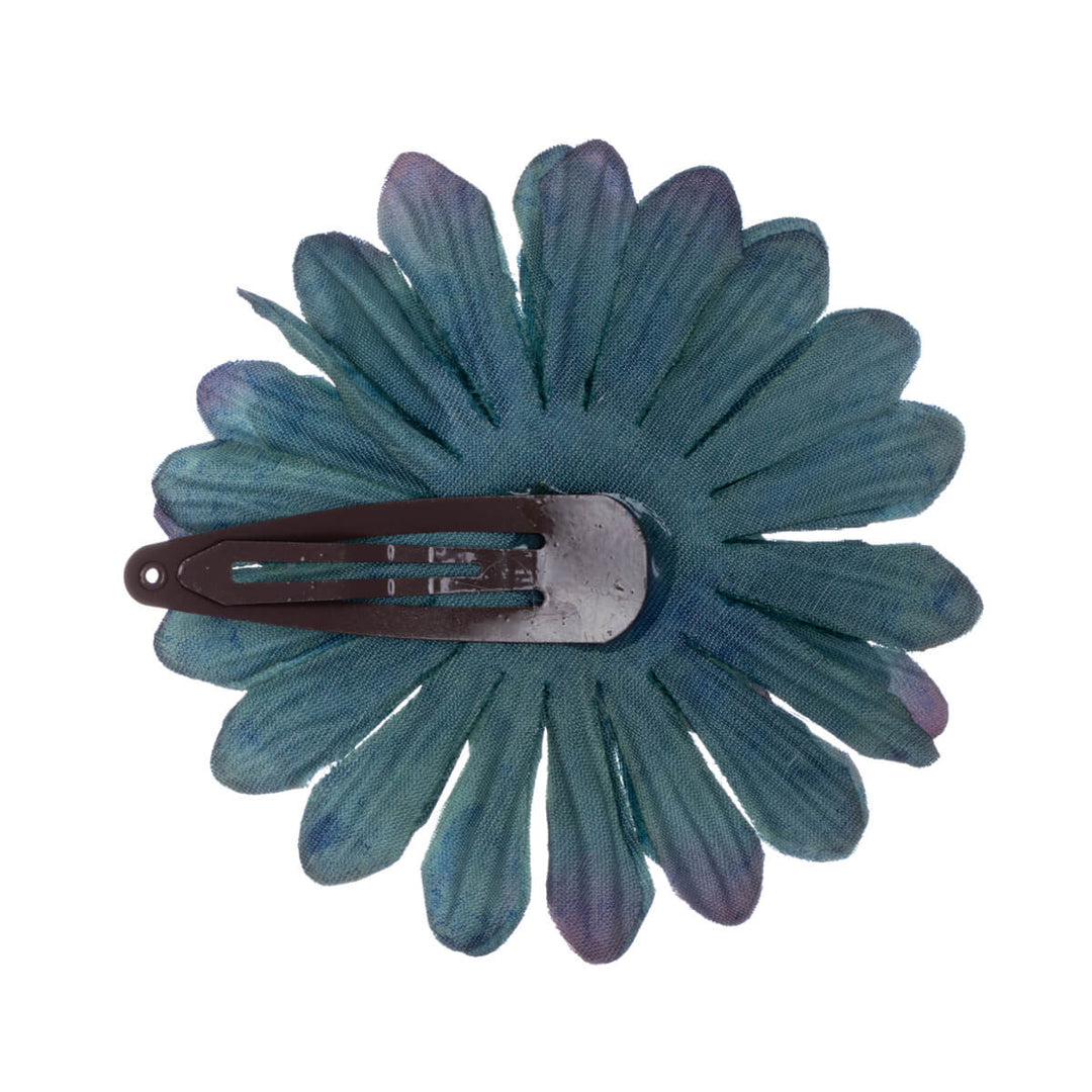 Flat flower hair clip 7.8cm 1pcs