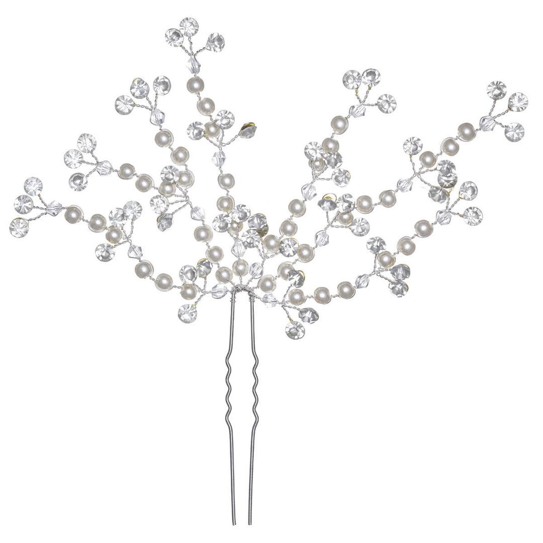 Runsas kivellinen helmi hiuskoru hengetön 1kpl