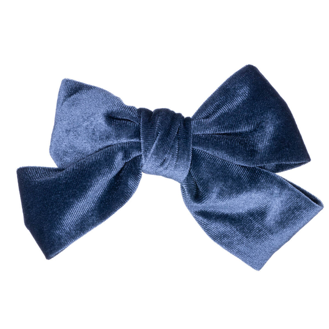 Big velvety hair bow hair clip 16cm