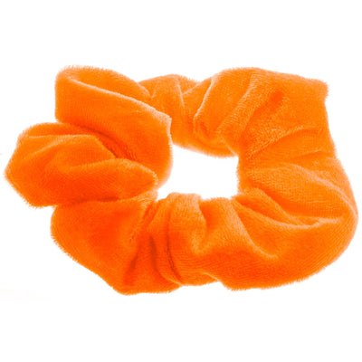 Oranssi samettinen hiusdonitsi scrunchie 104050000105 | Ninja.fi
