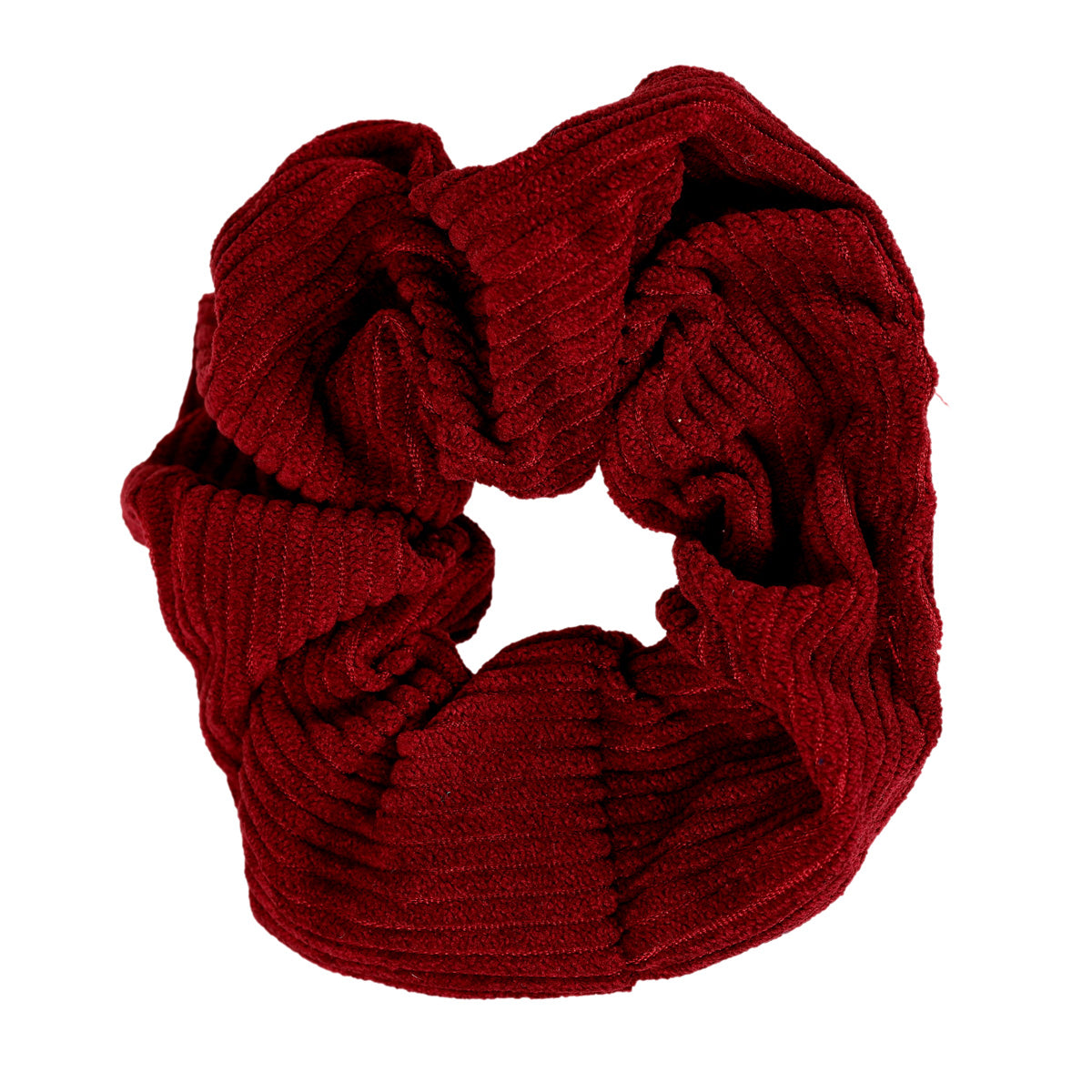 Tummanpunainen scrunchie 104050007211 | Ninja.fi