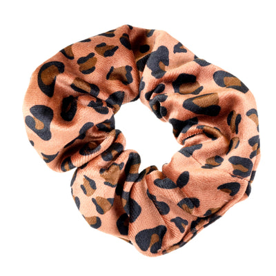 Ruskea leopardi hiusdonitsi scrunchie | Ninja.fi