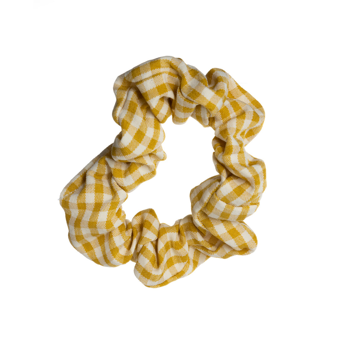 Ruudullinen scrunchie hiusdonitsi ø 8cm