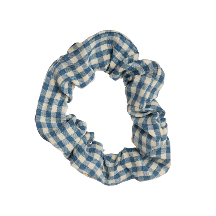 Ruudullinen scrunchie hiusdonitsi ø 8cm