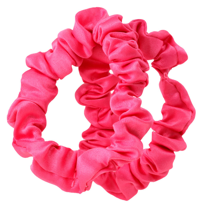 Ohut satiininen hiuslenkki scrunchie ø6cm 2kpl