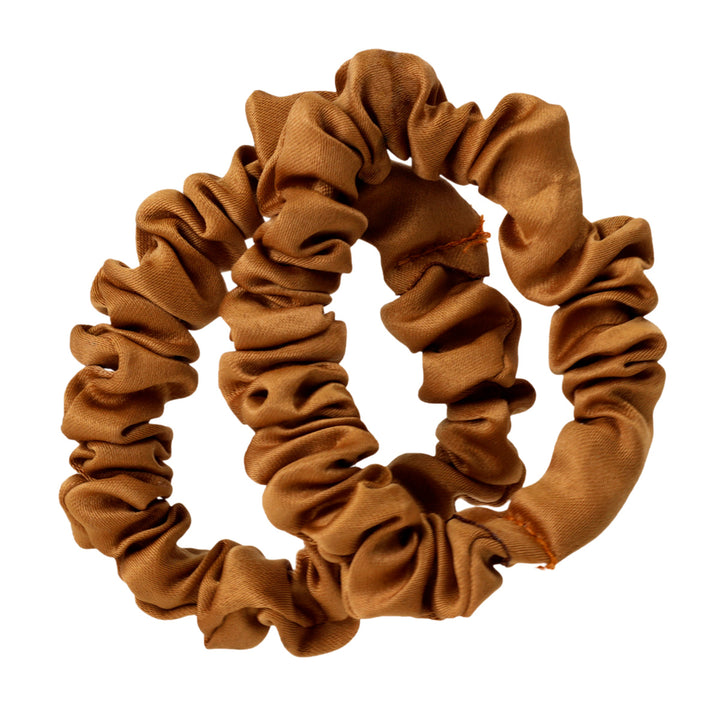 Ohut satiininen hiuslenkki scrunchie ø6cm 2kpl