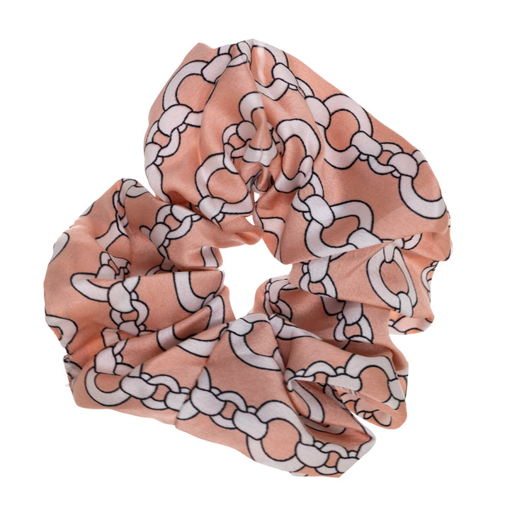 Ketju kuviollinen scrunchie hiusdonitsi ø 13cm