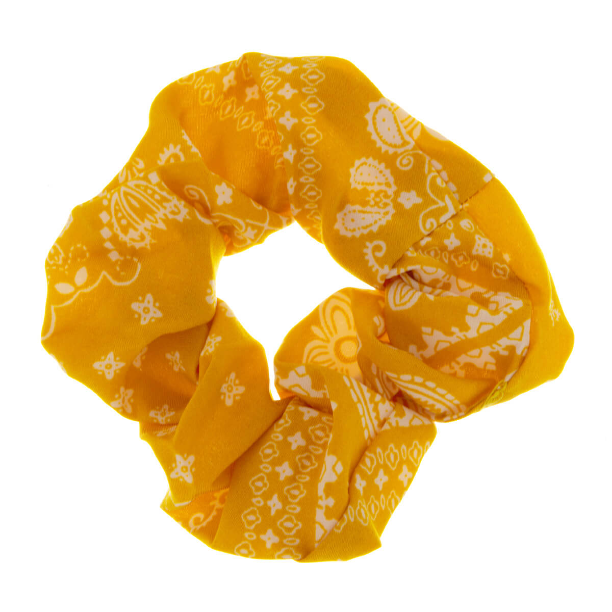Bandana keltainen scrunchie 104050010403 | Ninja.fi