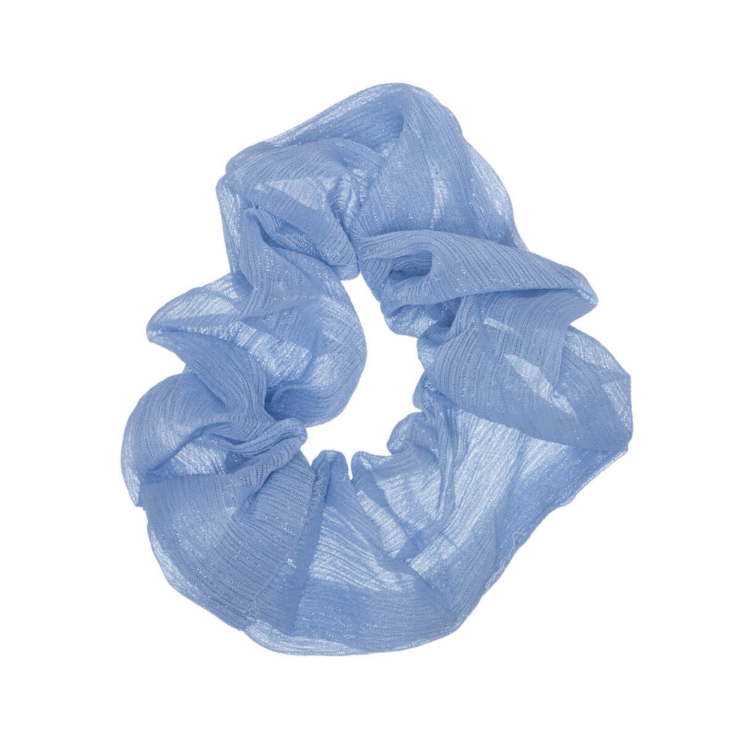 Yksivärinen kimaltava scrunchie hiusdonitsi ø 10cm